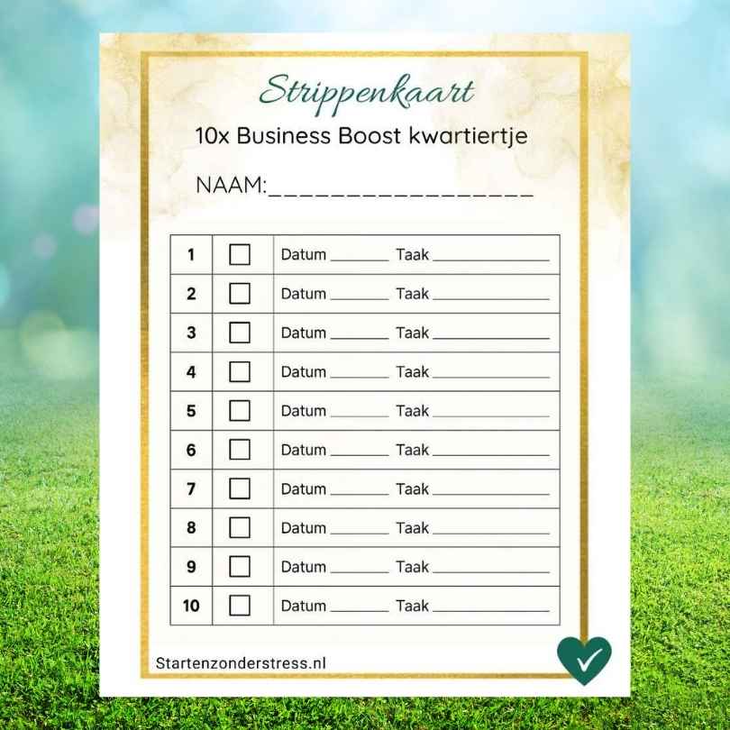 Business Boost Strippenkaart